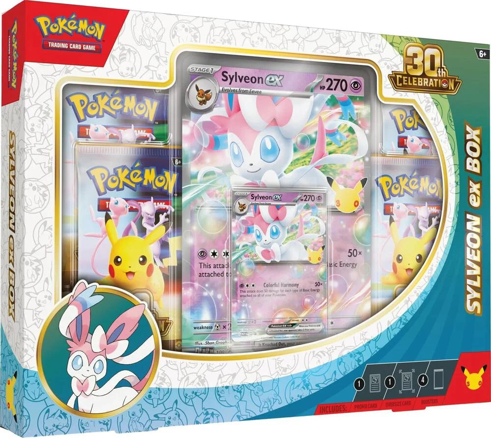 Pokémon TCG: 30th Celebration Pokémon ex Box