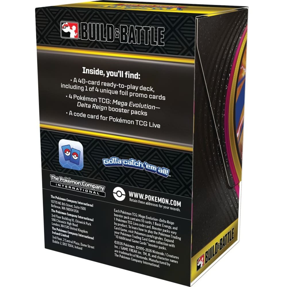 Pokémon TCG: Mega Evolution Delta Reign Build & Battle Box